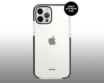 Clear Impact iPhone Case | Anti Shock | Tough Strong | Plain Coloured | Shock Proof | Luxury Phone Case