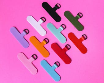 Universal Phone Insert Connector | Connector Tabs | Phone Patch | Mobile Phone Strap Tether for Lanyards