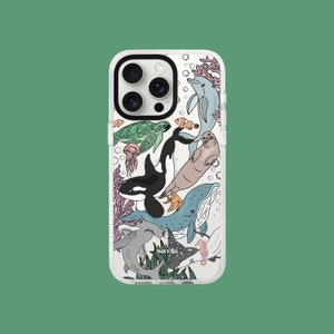 Sealife iPhone Case | Orca Whale | Sea Turtle | Dolphin | Fish | Shark | Manta Ray | Coral Reef | Ocean