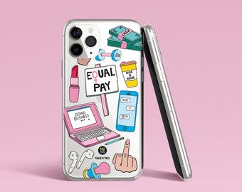 Juggling Act iPhone Case | Equal Pay | Girl Boss | Girl Power | Mum Life Mom Mother | Laptop | Middle Finger | Fitness