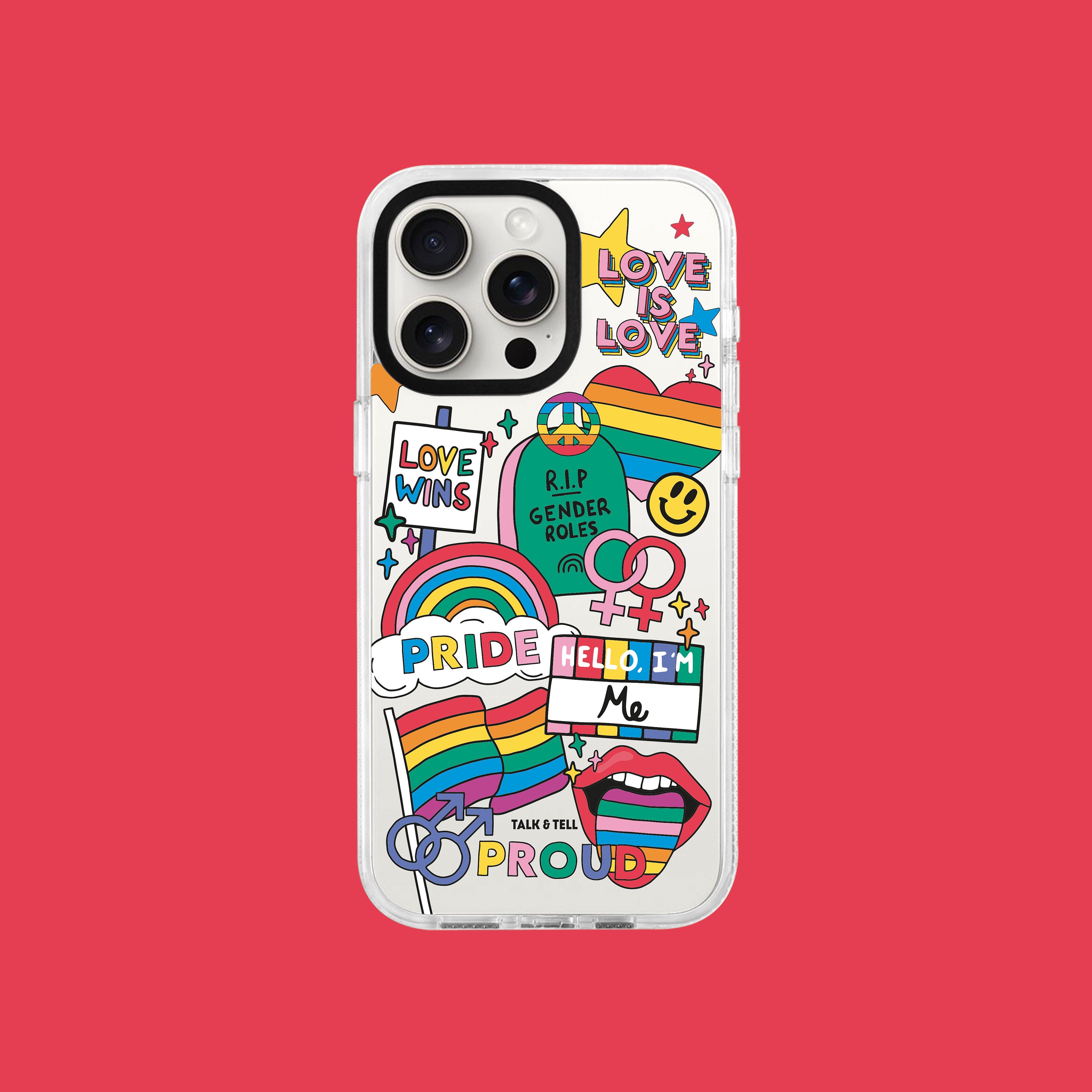 CASETiFY Love Wins All Love is Love Pride iPhone Case | LGBTQ+