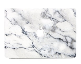 White Marble MacBook Vinyl  | MacBook Decal | Laptop Skin | Computer Sticker | MacBook Cover | MacBook Pro Air