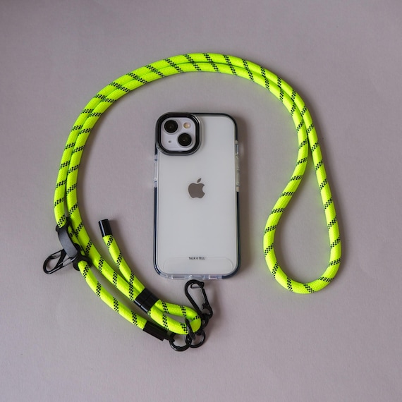 Neon Glow Green Adjustable Phone Strap | Universal Crossbody