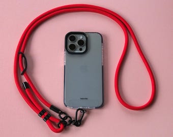 Verstellbare Gurtband | Universelles Schlüsselband/Lanyard | Kordel Schnur Schlaufe | Umhängeband | Hände frei | Anti-Diebstahl