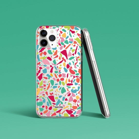 Confetti Terrazzo iPhone Case | Minimalist Pattern | Coloured Terrazzo