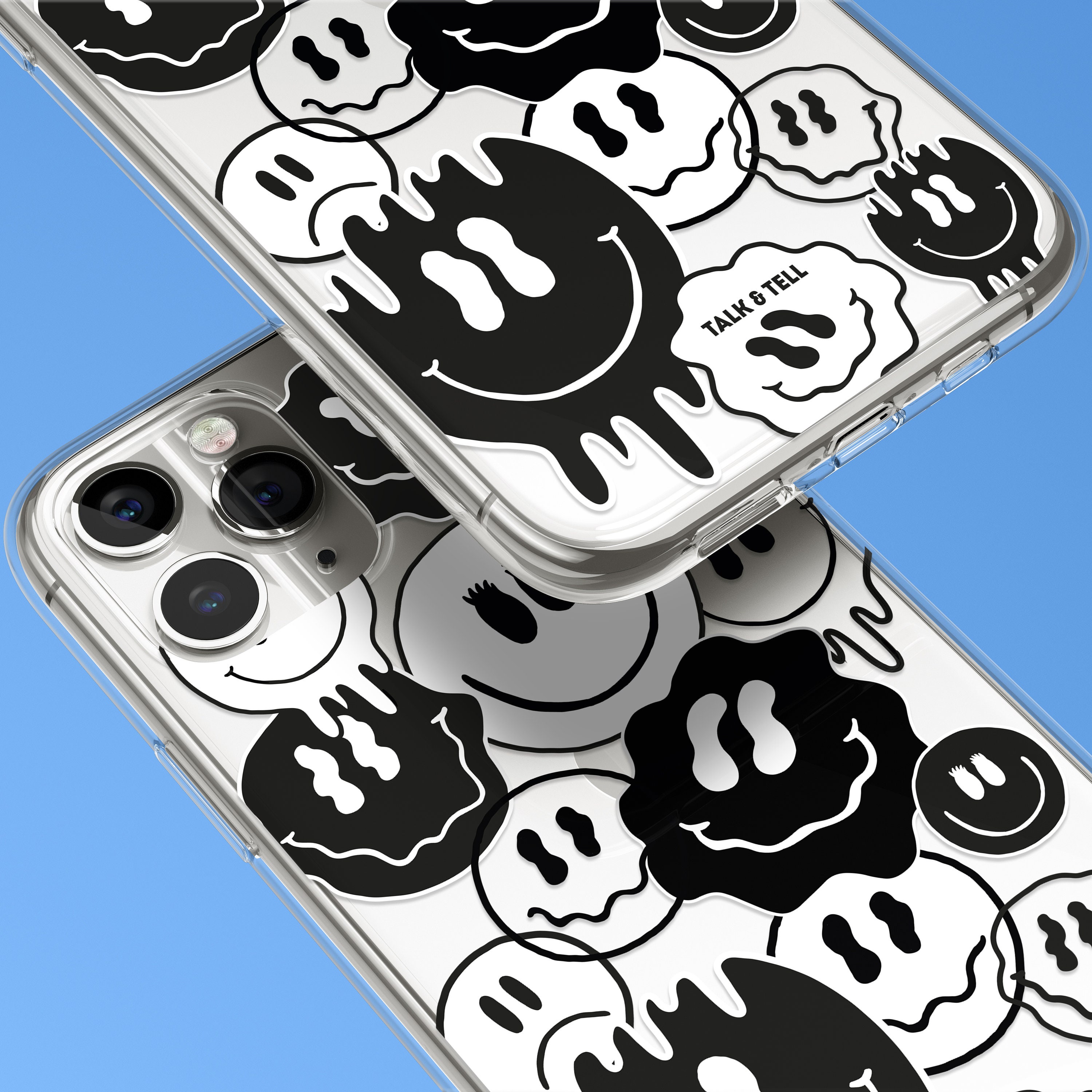 Meme Thinking Face Black and White Emoticon Emoji case for iPhone 4 4S:  : Electronics & Photo