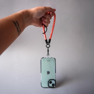 Pink Phone Wrist Strap | Universal | Rope Cord Strap | Hands Free ...