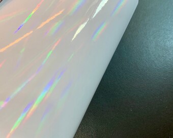 Firework Transparent Self Adhesive Holographic Film Choose Your Quantity or Pattern