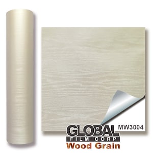 Wood Grain adhesives Vinyl - White Wood MW3004 ( Choose Your Size )