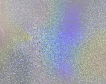 Glitter Transparent Self Adhesive Holographic Film | Choose Your Quantity or Pattern |