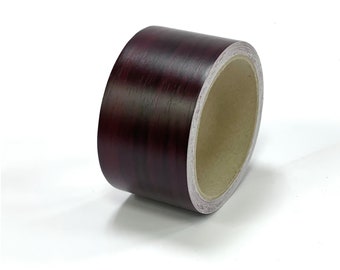 Wood Grain adhesives Vinyl Tape - Dark Red Wood MW4112 ( Choose Your Size )