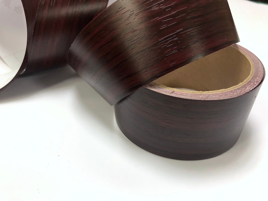 Wood Grain Adhesives Vinyl Tape Dark Red Wood MW4112 Etsy