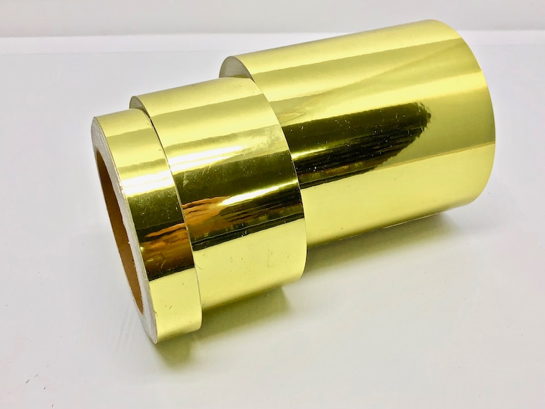 Gold Chrome Tape, selbstklebend, wählen Sie Ihre Größe Bild 2