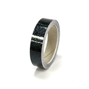 Taśma brokatowa metaliczna LIGHT BLACK, arkusz lub rolka, wysoka przyczepność, wybierz swój rozmiar