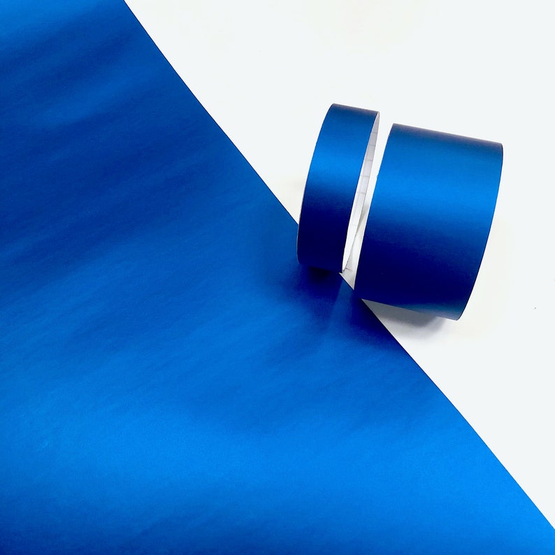 Metal Blue Color Vinyl Tape Selfadhesives. Choose Your Size Etsy