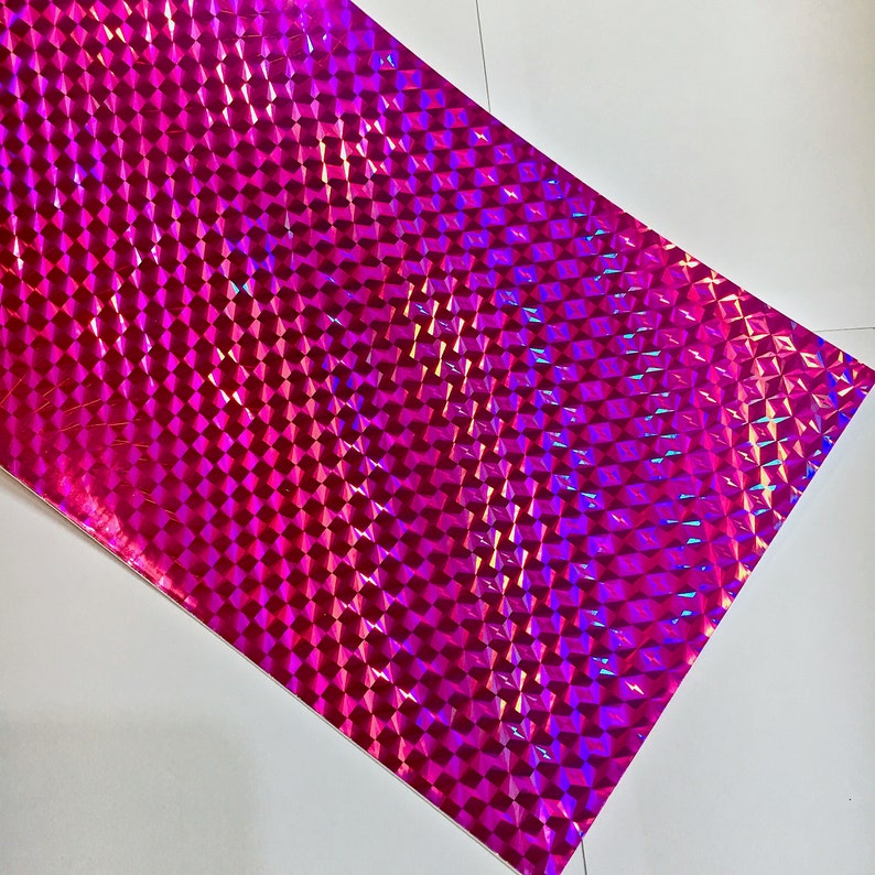 holographic 14 mosaic prism sign vinyl sample pack 12 etsy