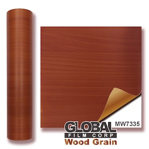 Houtnerflijmen Vinyl - Cherry Wood MW7335 (Kies uw maat)