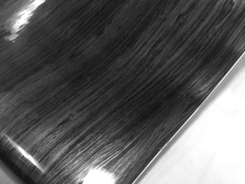Gloss Wood Grain adhesives Vinyl Black Wood GW5001 Choose Etsy