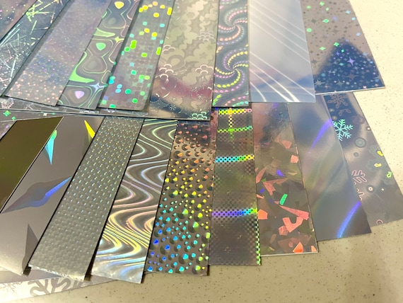 10 A5 INKJET Printable SECONDS Holographic Sticker Sheet Label Self-Adhesive