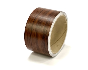 Wood Grain adhesives Vinyl Tape - Brown Wood MW7334 ( Choose Your Size )