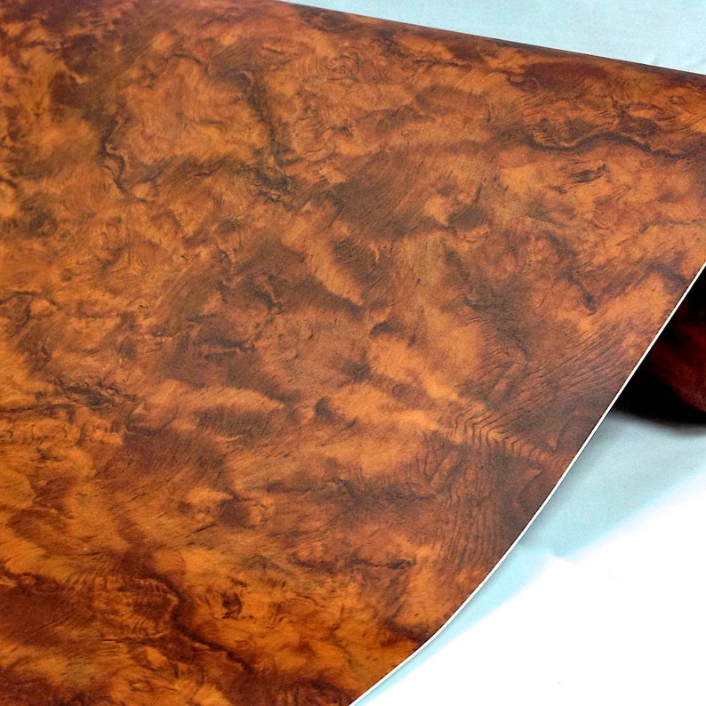 Wood Grain Adhesives Vinyl Brown Burled Wood MW4960 Choose Etsy