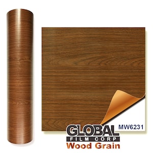 Holzmaserung Klebstoffe Vinyl - Wild Oak Wood MW6231 (wählen Sie Ihre Größe)