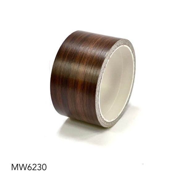 Wood Grain adhesives Vinyl Tape - Brown Wood MW6230 ( Choose Your Size )