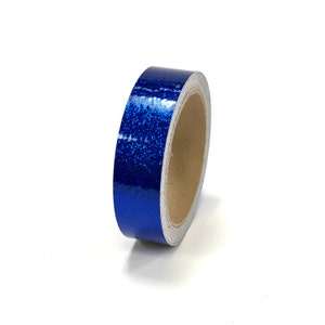 Taśma brokatowa Royal Blue, arkusz lub rolka, wysoka przyczepność, wybierz swój rozmiar