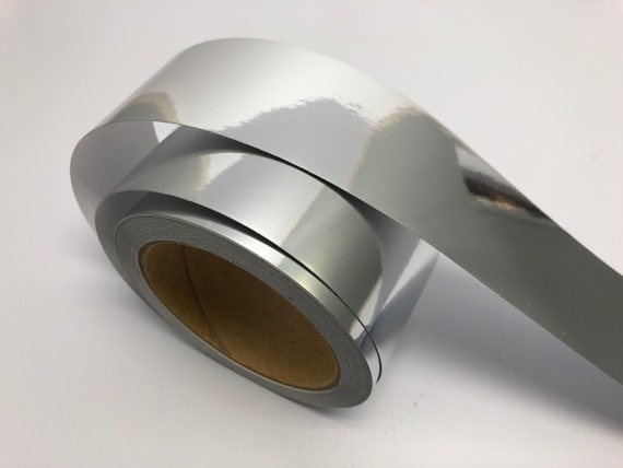 Silver Chrome Tape Self Adhesives Choose Your Size Etsy Ireland