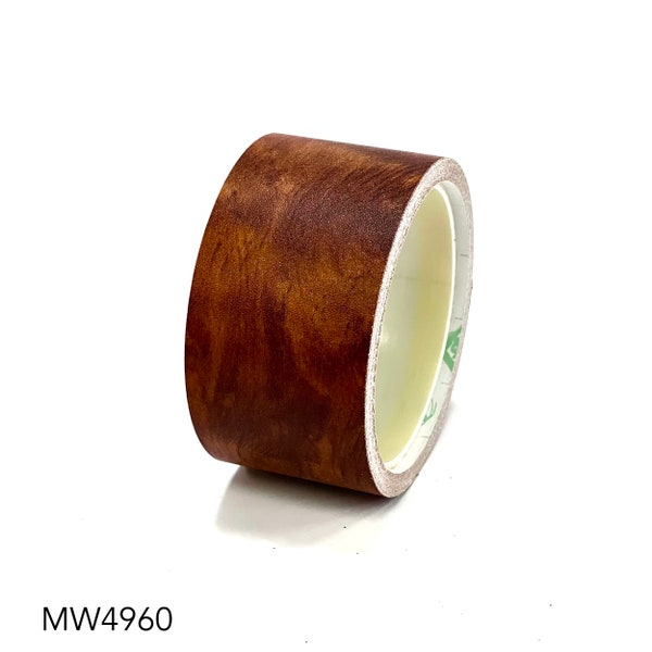 Wood Grain adhesives Vinyl Tape - Brown Burled Wood MW4960 ( Choose Your Size )