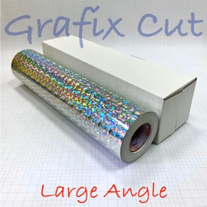 Argenté grand angle, 30,5 cm x 1,2 m, film vinyle de découpe pour travaux manuels et loisirs