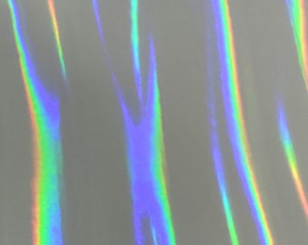 Lighting Transparent Self Adhesive Holographic Film | Choose Your Quantity or Pattern |