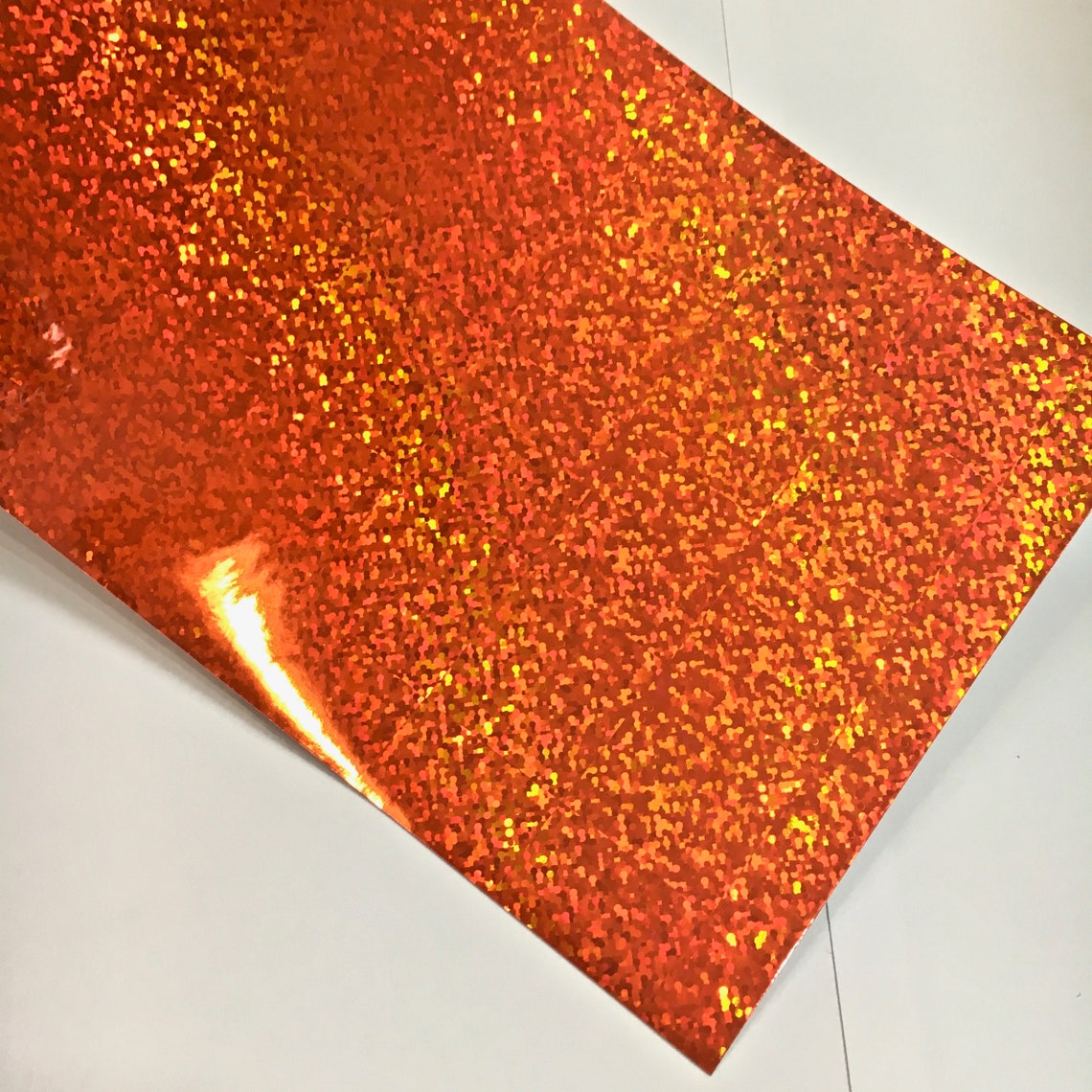 Sign Sequins Holographic Sequins Sign Vinyl Sample Pack, 12 Sheets, 8