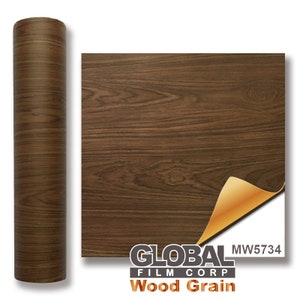 Wood Grain adhesives Vinyl - Wild Oak Wood MW5734 ( Choose Your Size )