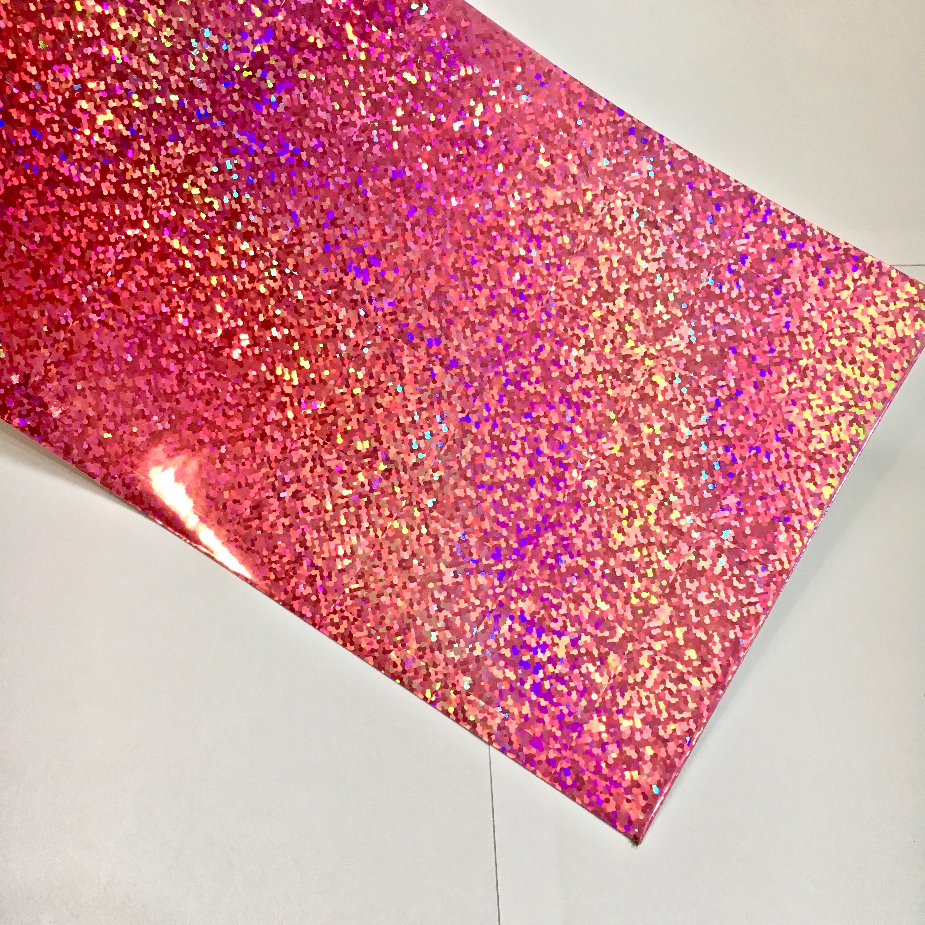 Sign Sequins Holographic Sequins Sign Vinyl Sample Pack, 12 Sheets, 8