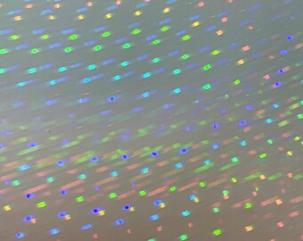 Dot Lighting Transparent Self Adhesive Holographic Film | Choose Your Quantity or Pattern |