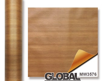 Wood Grain adhesives Vinyl - Color Wood MW3576 ( Choose Your Size )