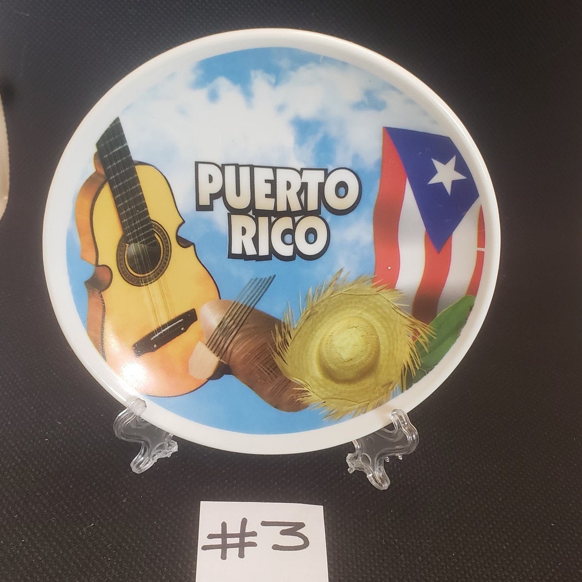 Puerto Rico collectible mini Plates souvenirs Etsy