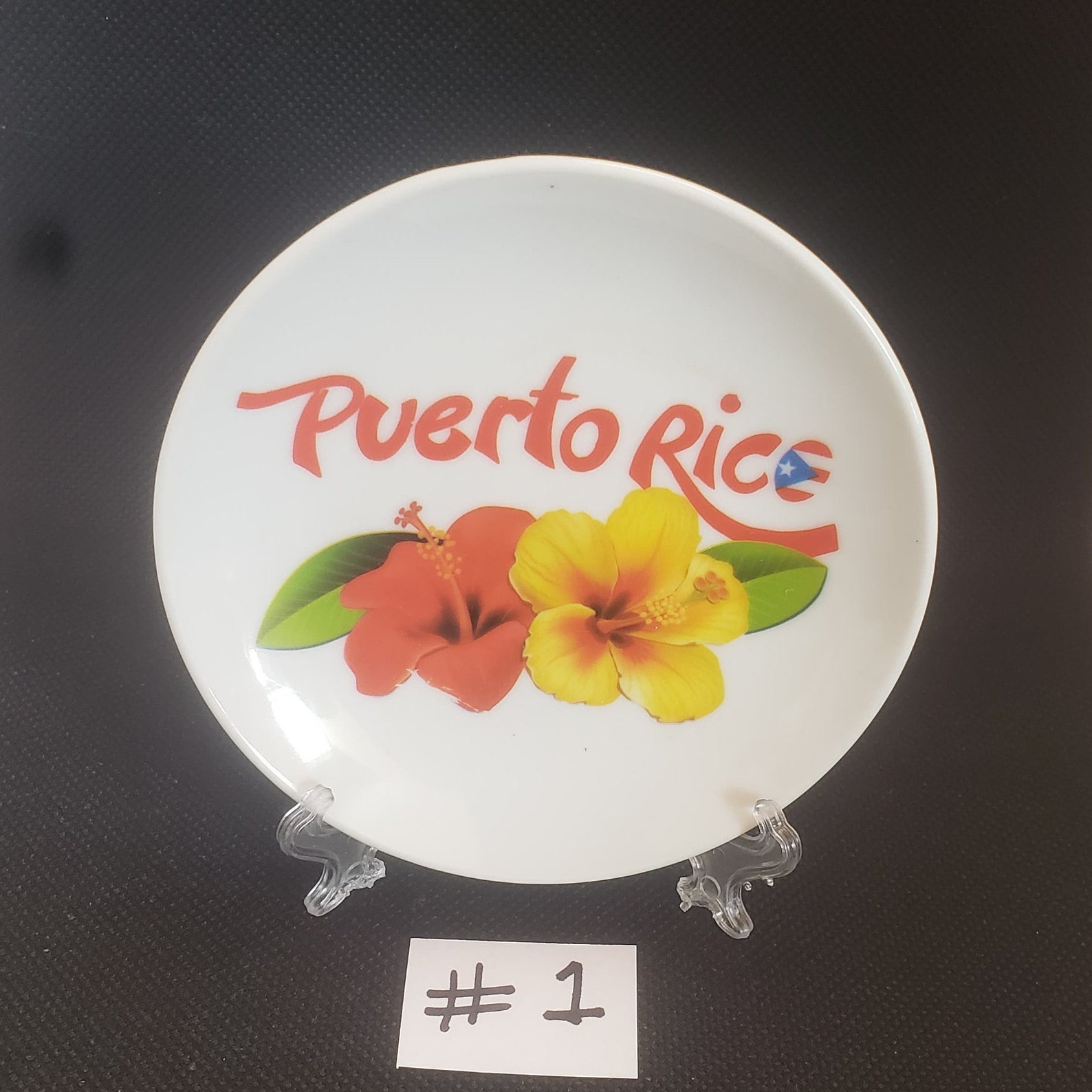 Puerto Rico collectible mini Plates souvenirs Etsy