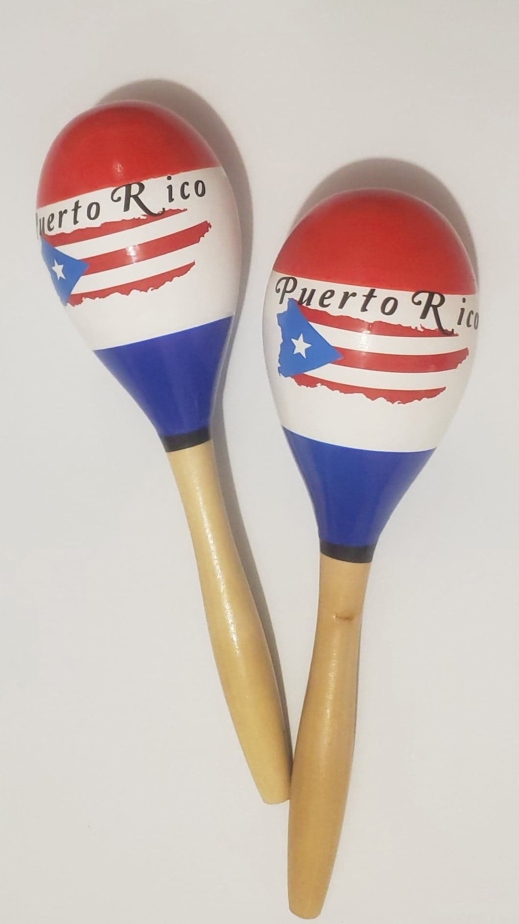 Puerto Rico set de Maracas mapa P.R. Etsy