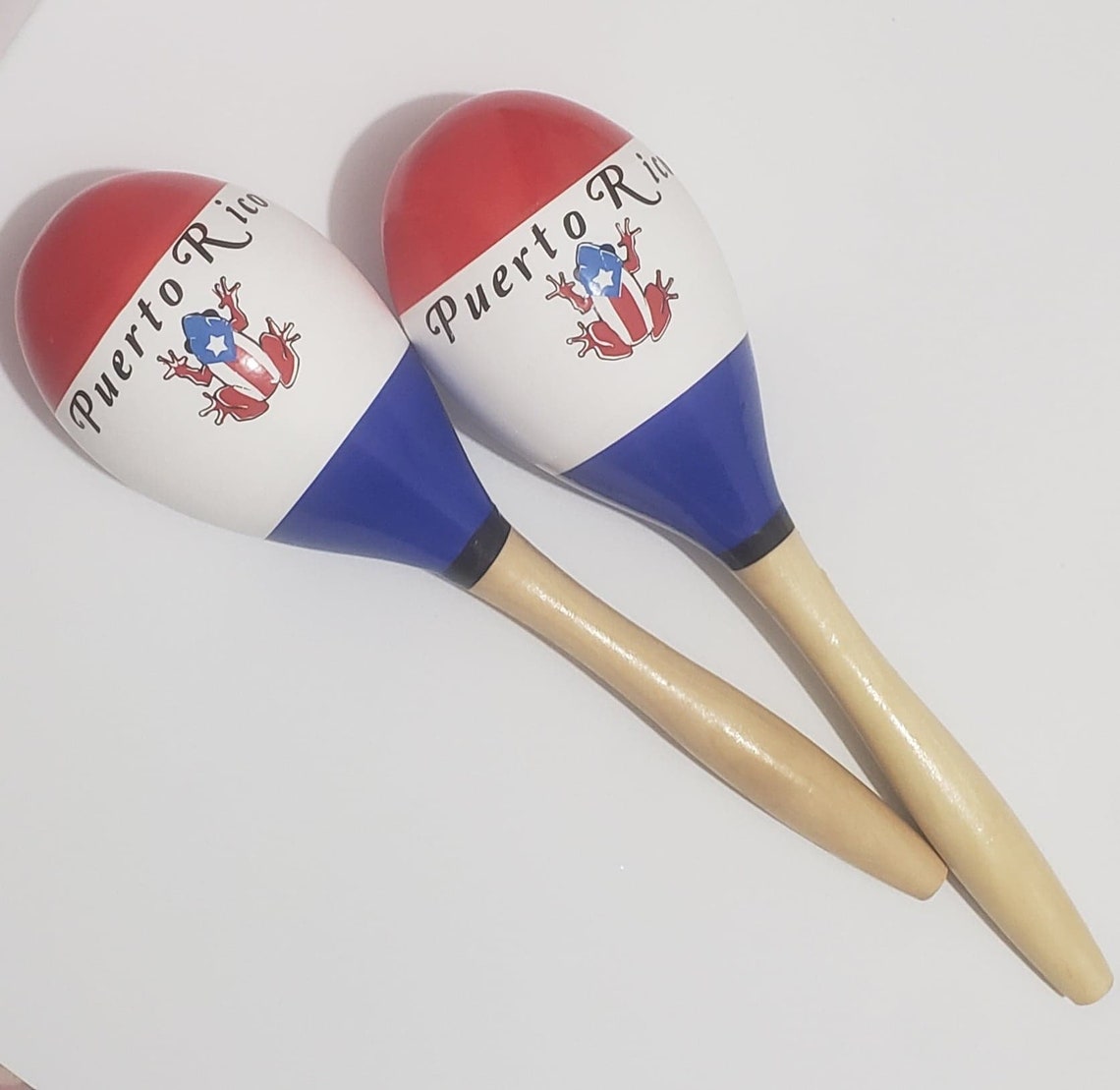 Puerto Rico Set De Maracas Coqui PR Material Wood Size High Etsy