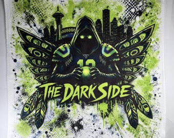The Dark Side Rally Towel, Seattle Football Blue and Green.