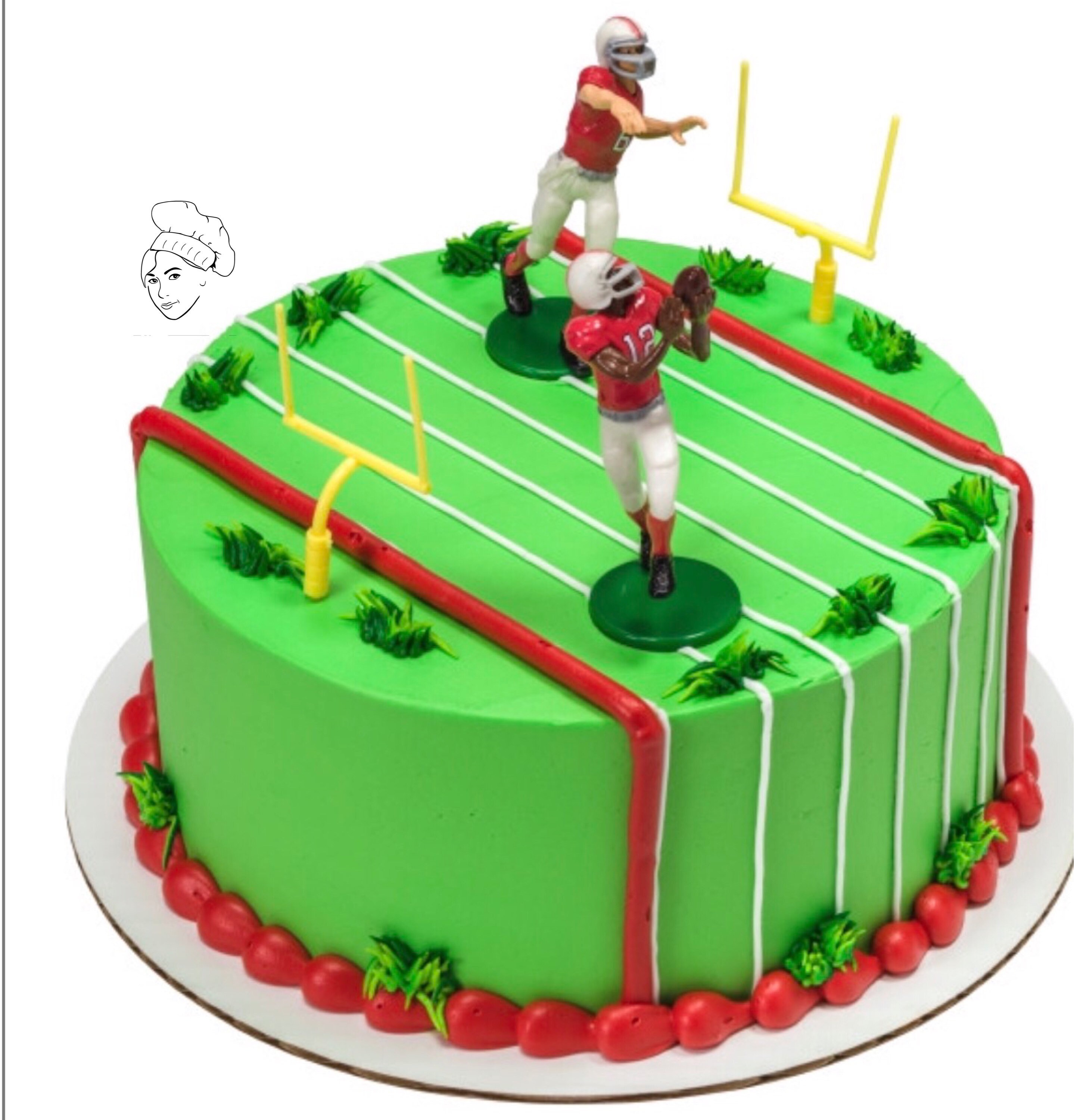 Football Cake Topper Sports Cake Boys Birthday Cake Etsy Espana
