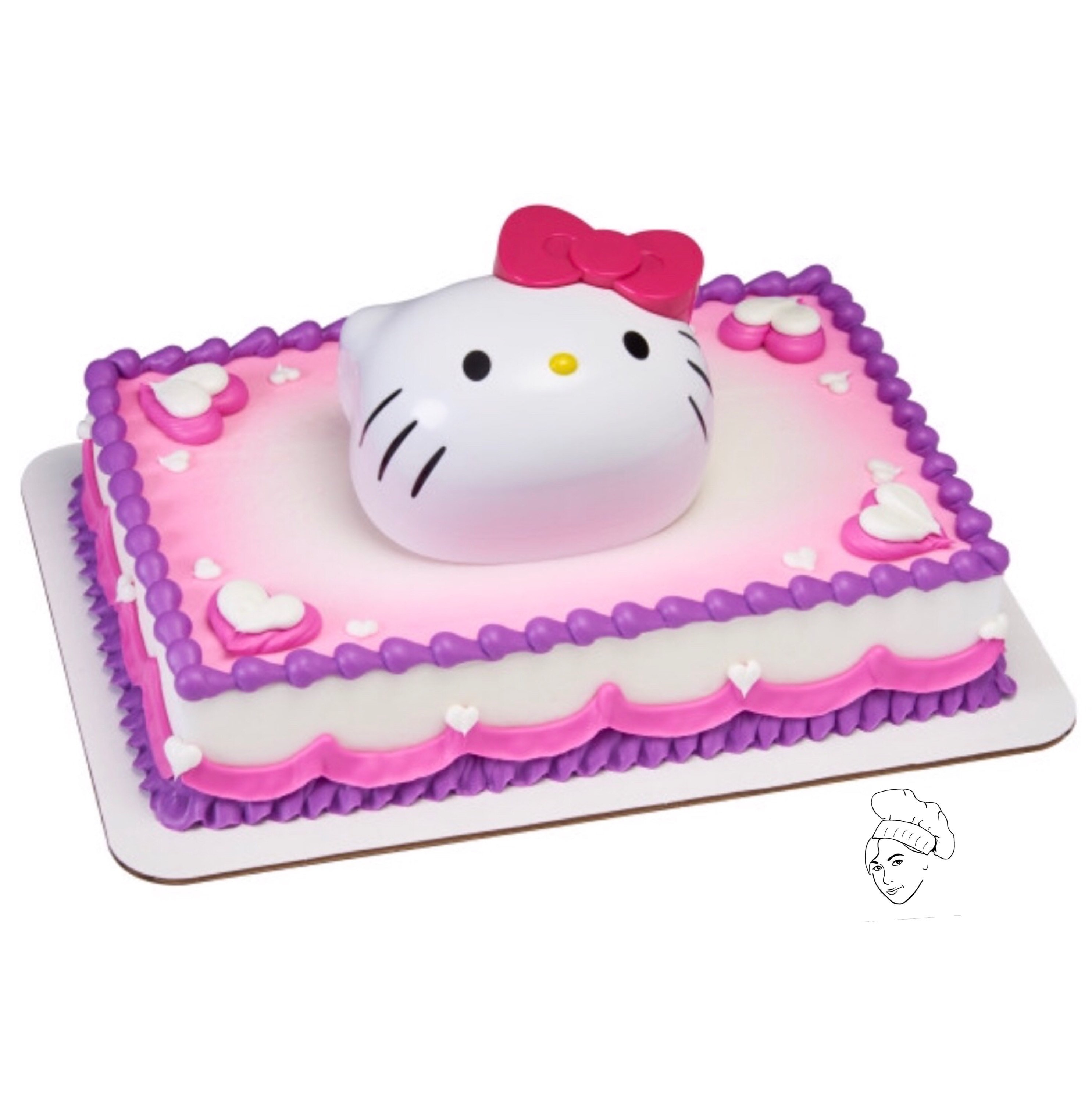 Hello Kitty Cake Topper Hello Kitty Birthday Hello Kitty Etsy