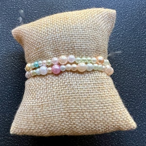 Glass Pearl bracelet set