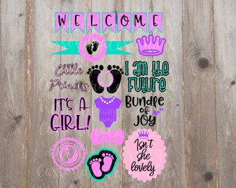 Download Welcome baby svg | Etsy