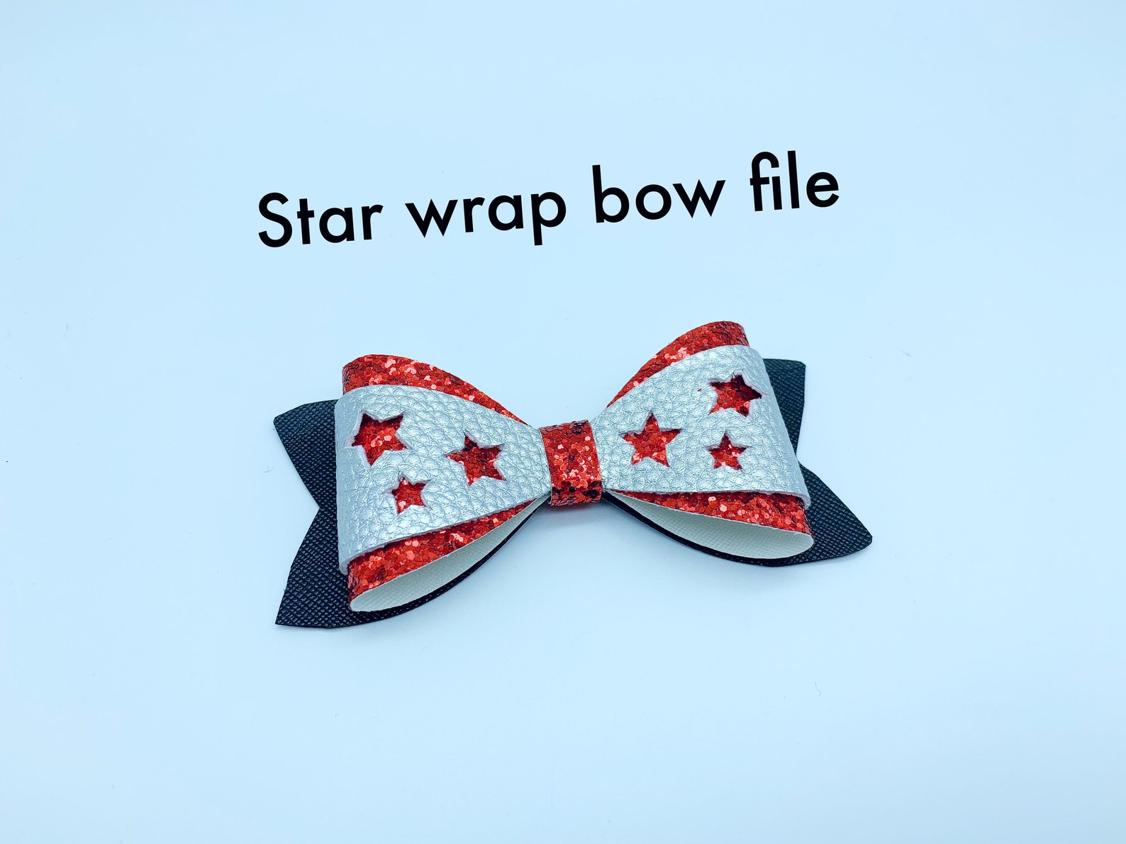 Star Wrap Hair Bow Template File Etsy Star Wrap Hair Bow Template File Etsy
