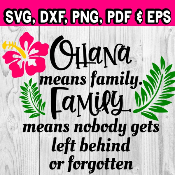 Ohana Means Family - Etsy