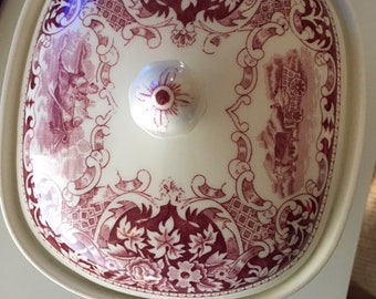 Royal Sphinx Maastricht Old England red/white Ragoutterrine