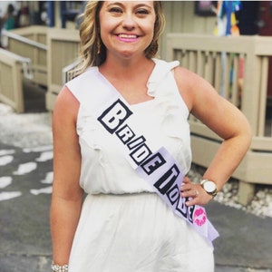 Bride To Be or I&#39;m a bride to be, duh Sash for Mean Girls Theme Bachelorette Party- 3 choices